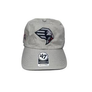 NWT! '47 Brand XFL New York Guardians Clean Up Baseball Cap - Gray